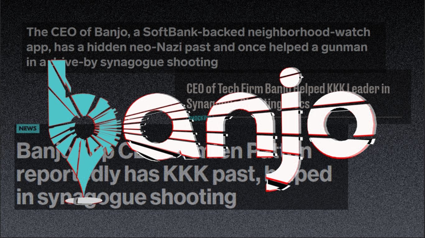 banjo artificial intelligence far-right bias